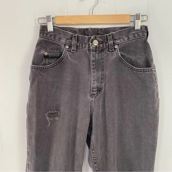 Lee Vintage 90s Jeans Faded Distressed Faded Brown High Rise 26” X 30” Mom - Picture 4 of 16